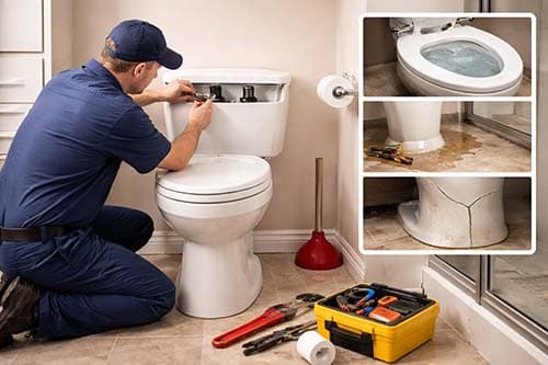 Toilet Bowl Repair & Replacement
